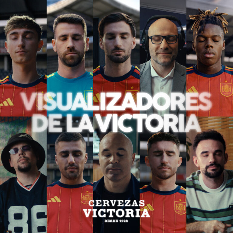 Cervezas Victoria y Magnific convierten a la afición de La Roja en protagonista de un vídeo generado con IA